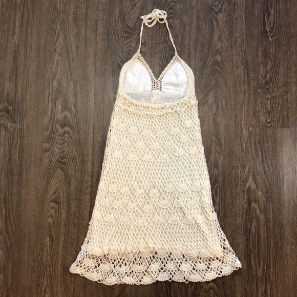 Vintage 70’s Crochet Halter Dress - Picture 14 of 16
